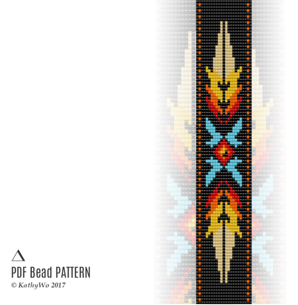 Loom Pattern, Bracelet Pattern, Loom Bracelet, Native American, Loom Bracelet Pattern