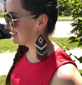 Seed Bead Earrings Pattern by KathyWo