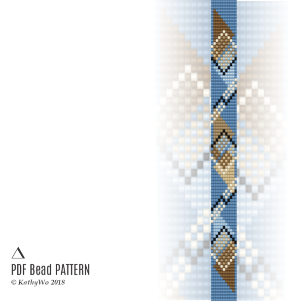 Loom Bracelet Pattern, Casual Bracelet, Loom Pattern, KathyWo,
