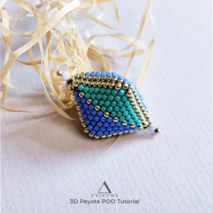 Peyote POD Tutorial, Peyote POD Pattern, Seed Bead Peyote POD